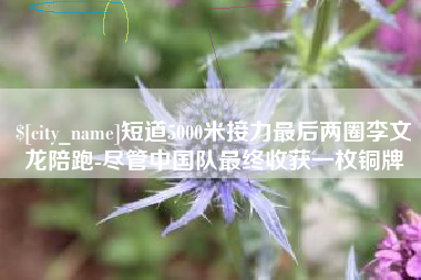 嘉善短道5000米接力最后两圈李文龙陪跑-尽管中国队最终收获一枚铜牌