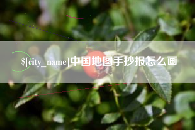 嘉善中国地图手抄报怎么画