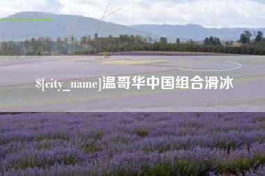 嘉善温哥华中国组合滑冰