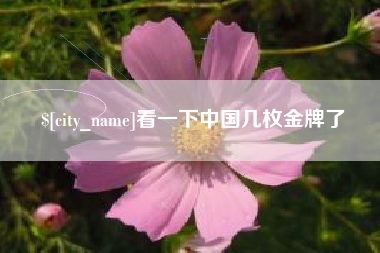 嘉善看一下中国几枚金牌了