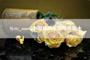 嘉善中国消防学院排名前十