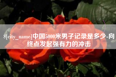 嘉善中国5000米男子记录是多少-向终点发起强有力的冲击