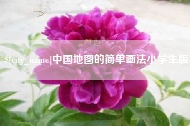 嘉善中国地图的简单画法小学生版