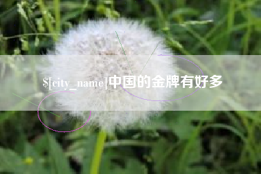 嘉善中国的金牌有好多