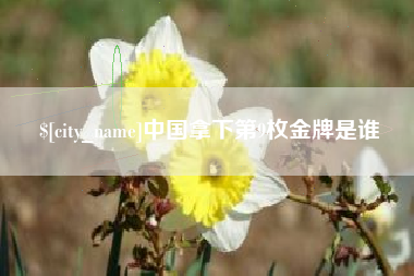 嘉善中国拿下第9枚金牌是谁