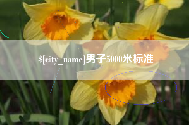 嘉善男子5000米标准