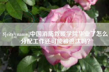 嘉善中国消防救援学院毕业了怎么分配工作还可能被逃汰吗？
