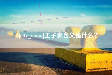 嘉善王子豪含义是什么？