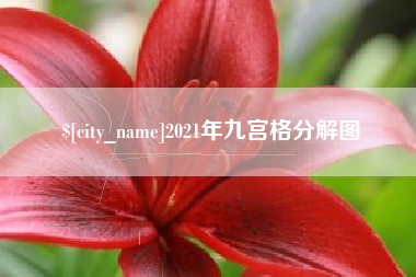 嘉善2021年九宫格分解图