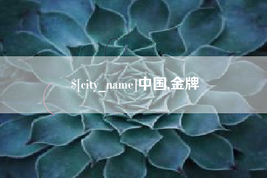 嘉善中国,金牌