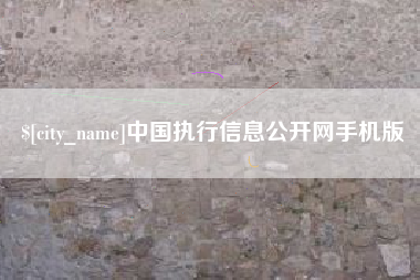 嘉善中国执行信息公开网手机版