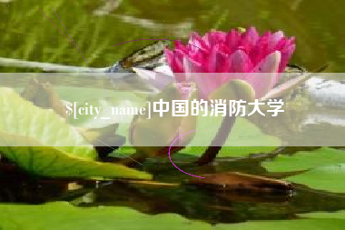 嘉善中国的消防大学