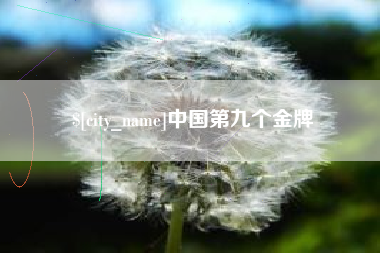 嘉善中国第九个金牌