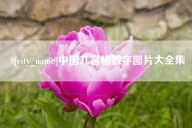 嘉善中国九宫格数字图片大全集