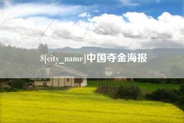 嘉善中国夺金海报