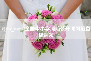 嘉善全国中小学消防公开课网络直播视频