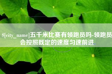嘉善五千米比赛有领跑员吗-领跑员会按照既定的速度匀速前进