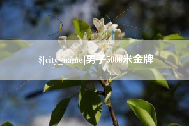 嘉善男子5000米金牌