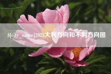 嘉善2025大利方向和不利方向图
