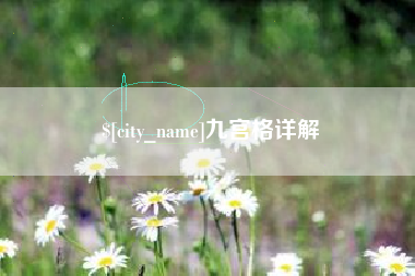 嘉善九宫格详解