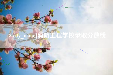 嘉善消防工程学校录取分数线