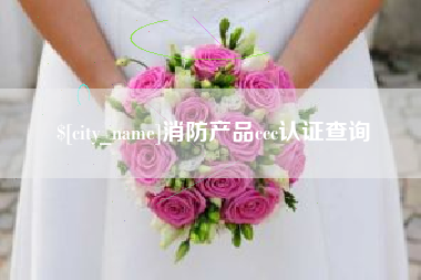 嘉善消防产品ccc认证查询