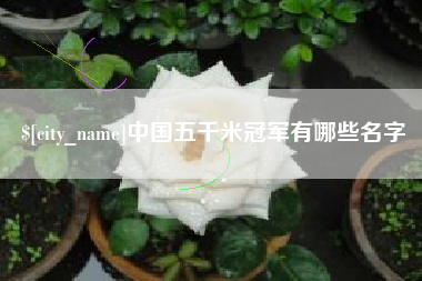 嘉善中国五千米冠军有哪些名字