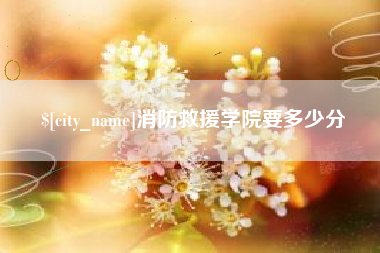嘉善消防救援学院要多少分